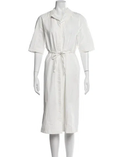 Pre-owned Loulou Studio Midi Length Dress In Neutrals