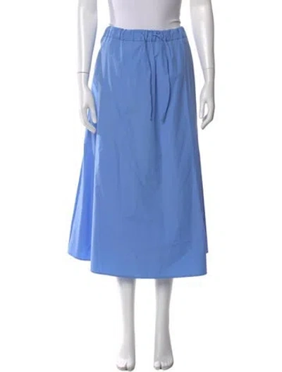 Pre-owned Loulou Studio Midi Length Skirt In Blue