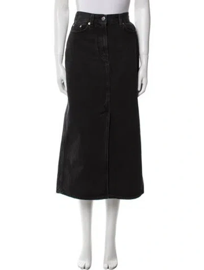 Pre-owned Loulou Studio Midi Length Skirt In Blue