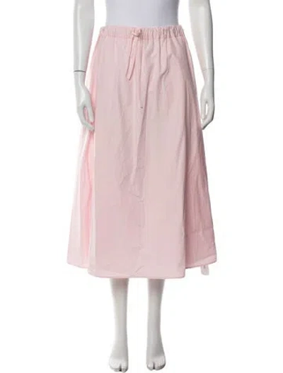 Pre-owned Loulou Studio Midi Length Skirt W/ Tags In Pink