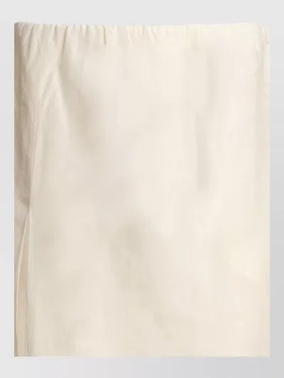 Loulou Studio Midi Skirt Side Slit Design In Gold