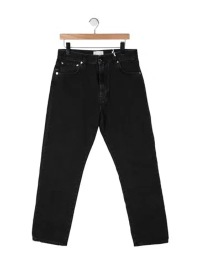 Pre-owned Loulou Studio Mid-rise Straight Leg Jeans W/ Tags In Black