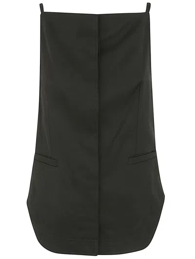 Loulou Studio Mihant Sleeveless Top In Black