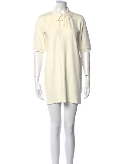 Pre-owned Loulou Studio Mini Dress In Neutrals