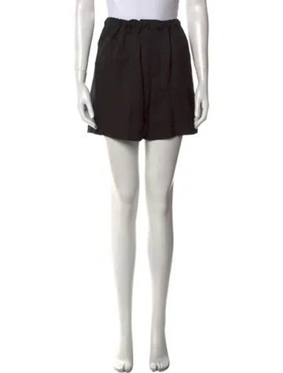 Pre-owned Loulou Studio Mini Shorts In Black