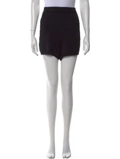 Pre-owned Loulou Studio Mini Shorts In Black