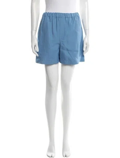 Pre-owned Loulou Studio Mini Shorts In Blue