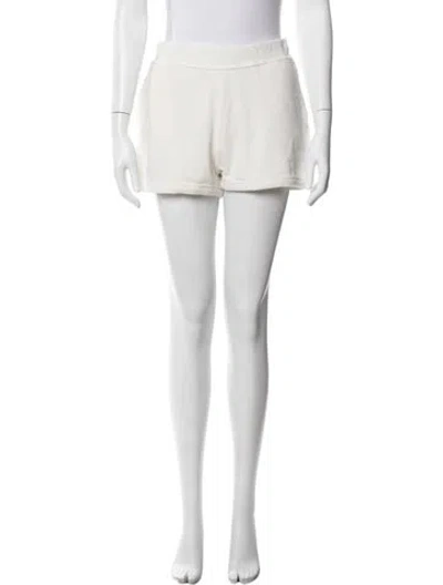 Pre-owned Loulou Studio Mini Shorts In White