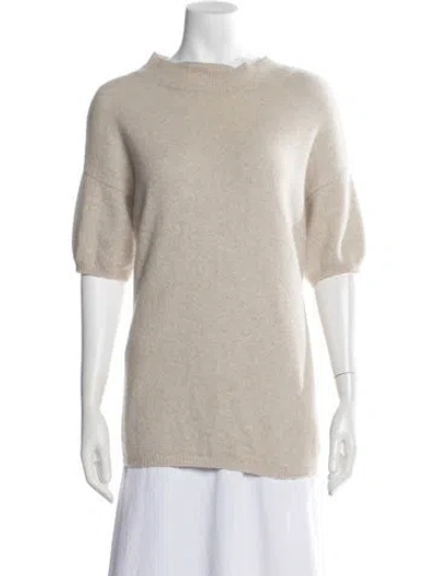 Pre-owned Loulou Studio Mock Neck Sweater In Grey