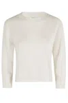 Loulou Studio Mora Lds Cropped Sweater In Neutral