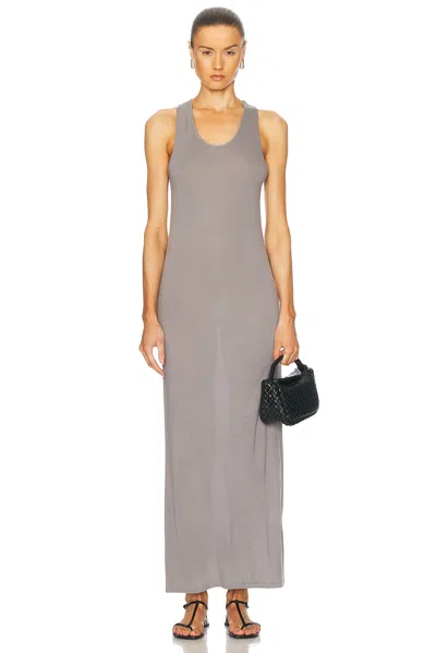 Loulou Studio Myron Dress In Gray