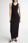 Loulou Studio Myron Tank Maxi Dress In Black