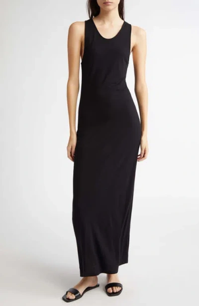 Loulou Studio Myron Tank Maxi Dress In Black