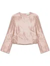 Loulou Studio Nino Round Neck Blouse Clothing