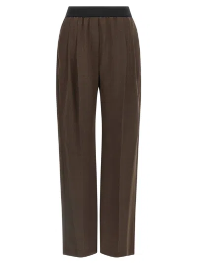 Loulou Studio Niro Pants In Brown