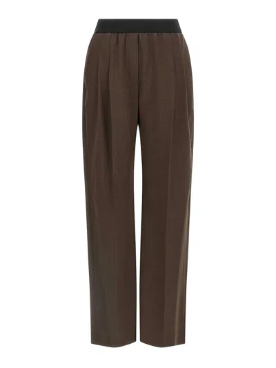 Loulou Studio Niro Pants In Brown