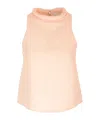Loulou Studio Sleeveless High Neck Top In Nude