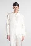 Loulou Studio Nuka Hoodie In Beige