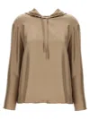 Loulou Studio Long-sleeved Hoodie In Beige
