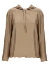 Loulou Studio Long-sleeved Hoodie In Beige