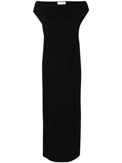 Loulou Studio Off Shoulder Dress In Black