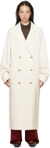 Loulou Studio Loulou Borneo Oversized Wool And Cashmere Coat In Ivory