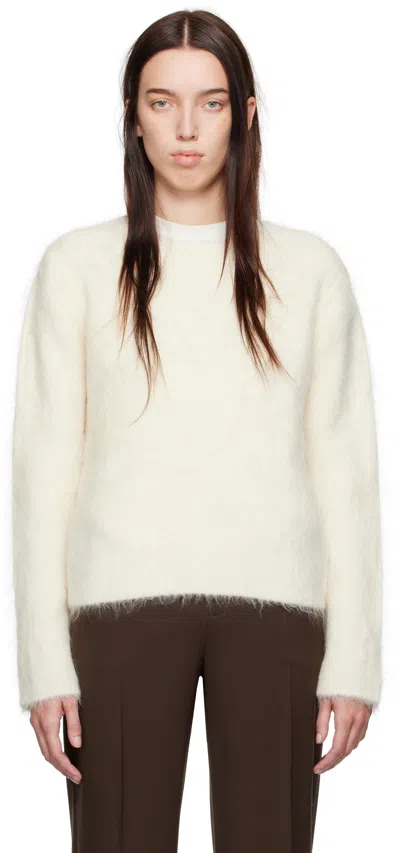 Loulou Studio Off-white Freya Sweater In Ivory