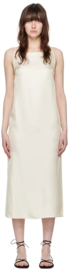 Loulou Studio Sulum Silk Midi Dress In White