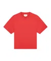 Loulou Studio Open-necked Black Shirt In Red