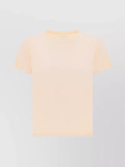 Loulou Studio Oversized Fit Cropped Cotton T-shirt In Pink
