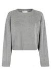 Loulou Studio Oversized Sweater In Grey Melange