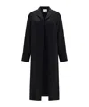 Loulou Studio Long Blouse In Black