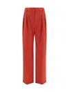 Loulou Studio Belt Loop Track Pants In Red