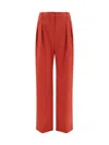 Loulou Studio Belt Loop Track Pants In Red