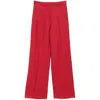 Loulou Studio Pant In Red