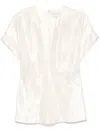 Loulou Studio Pero Blouse In White