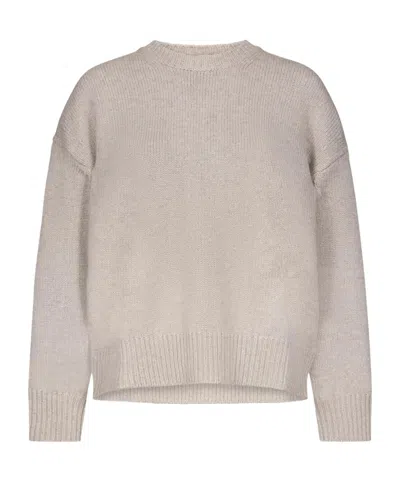 Loulou Studio Pia Drop-shoulder Sweater In Neutral