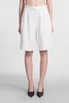 Loulou Studio Piera Pants In White Viscose In White
