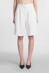 Loulou Studio Piera Pants In White Viscose In White