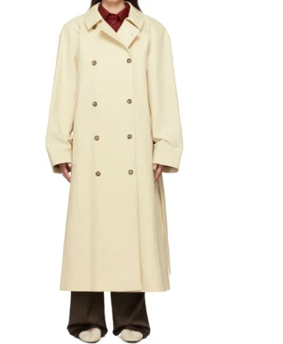 Loulou Studio Plain Weave Trench Coat