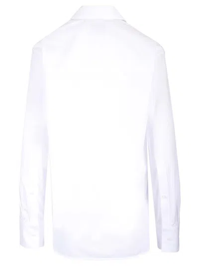 Loulou Studio Cotton-poplin Shirt In White