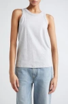 Loulou Studio Loulou De Saison Poso Supima® Cotton Tank In Grey Melange