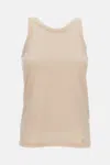 Loulou Studio Poso Tank Top In Neutral