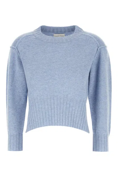 Loulou Studio Powder Blue Cashmere Lian Sweater