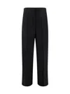 Loulou Studio Primo Palazzo Pants In Black