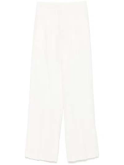 Loulou Studio Primo Trousers In Ivry Ivory