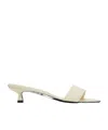 Loulou Studio Off-white Atrium Heeled Sandals In Nude