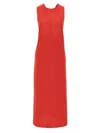 Loulou Studio Moun Sleeveless Draped Silk Midi Dress