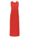 Loulou Studio Red Dress With Knotted Detail