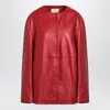 Loulou Studio Atalia Leather Jacket Long Sleeves